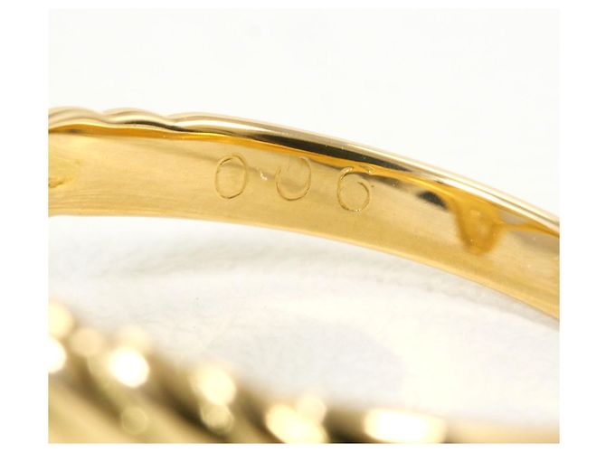 Autre Marque 18K Gelbgold-Ring mit Diamant Golden - Ansicht 4