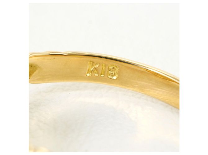 Autre Marque 18K Gelbgold-Ring mit Diamant Golden - Ansicht 5