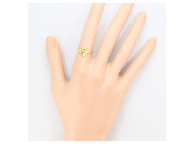 Autre Marque 18K Gelbgold-Ring mit Diamant Golden - Ansicht 6
