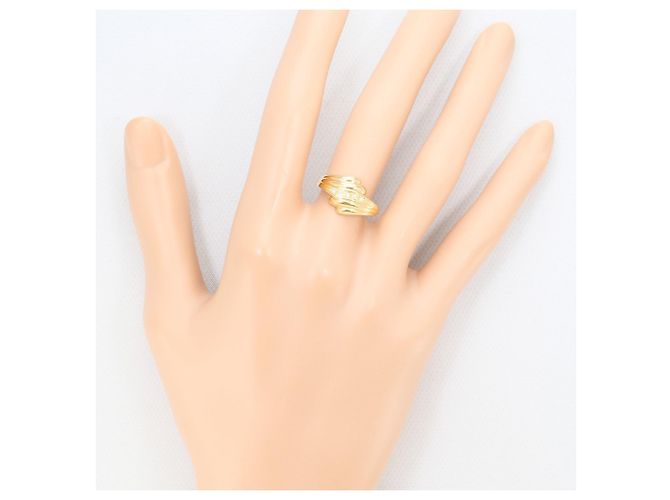 Autre Marque 18K Gelbgold-Ring mit Diamant Golden - Ansicht 6