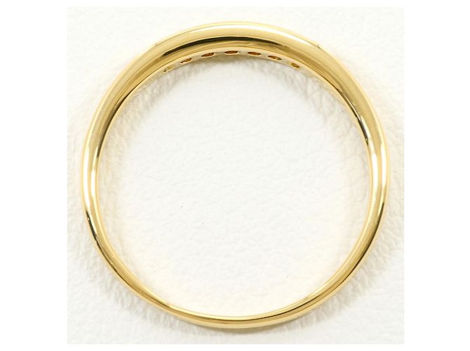 Autre Marque 18K Gelbgold-Ring mit Diamant Golden - Ansicht 2