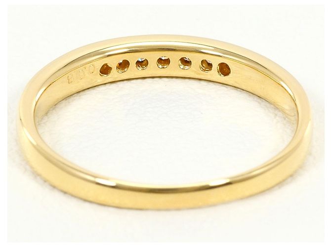 Autre Marque 18K Gelbgold-Ring mit Diamant Golden - Ansicht 3