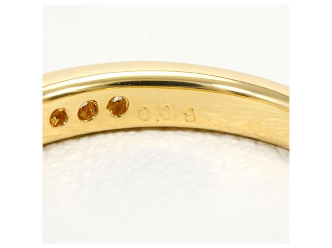 Autre Marque 18K Gelbgold-Ring mit Diamant Golden - Ansicht 5