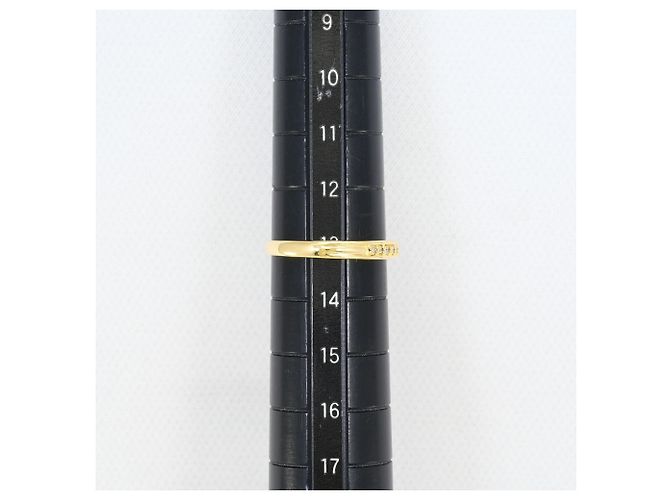Autre Marque 18K Gelbgold-Ring mit Diamant Golden - Ansicht 7