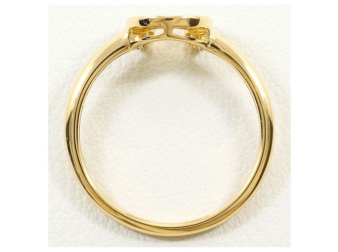 Autre Marque Anello a fascia in oro giallo 18K e diamanti D'oro - vista 2