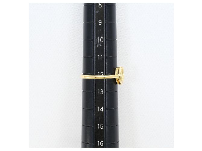 Autre Marque Anello a fascia in oro giallo 18K e diamanti D'oro - vista 7