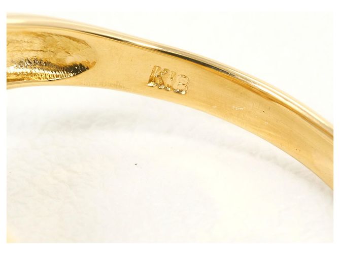 Autre Marque 18K Gelbgold-Ring mit Diamant Golden - Ansicht 4