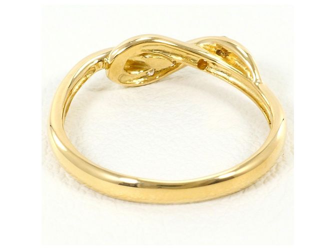 Autre Marque 18K Gelbgold-Ring mit Diamant Golden - Ansicht 3