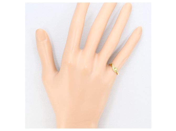 Autre Marque 18K Gelbgold-Ring mit Diamant Golden - Ansicht 4