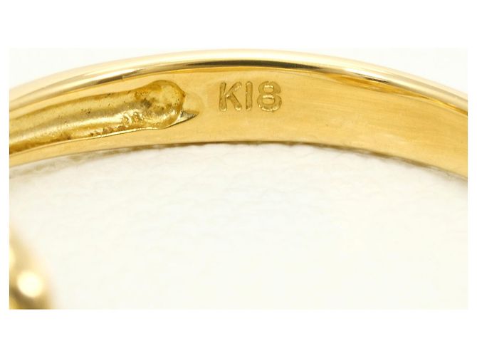 Autre Marque 18K Gelbgold-Ring mit Diamant Golden - Ansicht 6