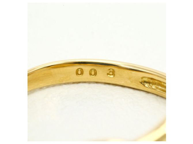 Autre Marque 18K Gelbgold-Ring mit Diamant Golden - Ansicht 7