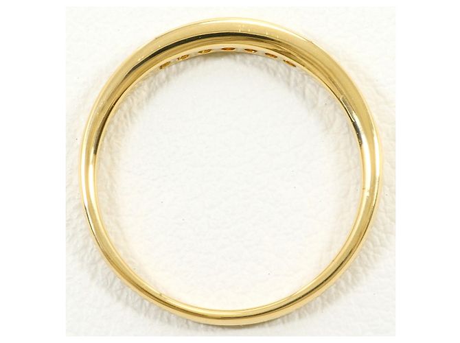 Autre Marque 18K Gelbgold-Ring mit Diamant Golden - Ansicht 2