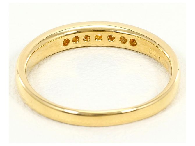 Autre Marque 18K Gelbgold-Ring mit Diamant Golden - Ansicht 3