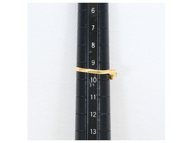 Autre Marque 18K Gelbgold-Ring mit Diamant Golden - Ansicht 6