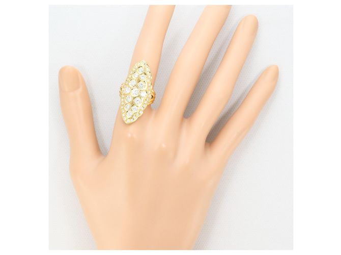 Autre Marque 18K Gelbgold-Ring mit Diamant Golden - Ansicht 6