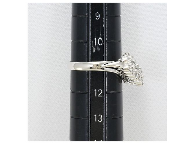 Autre Marque PT850 Platinring mit Diamant - Ansicht 7