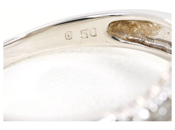 Autre Marque PT900 Platinring mit Diamant - Ansicht 5