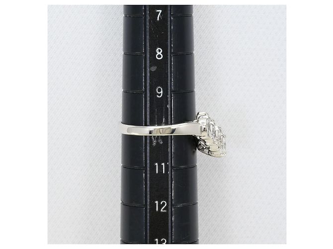 Autre Marque Anello a fascia in platino con diamante - vista 7