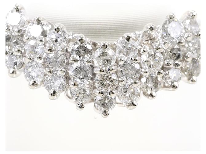 Autre Marque Platinring mit Diamant - Ansicht 2