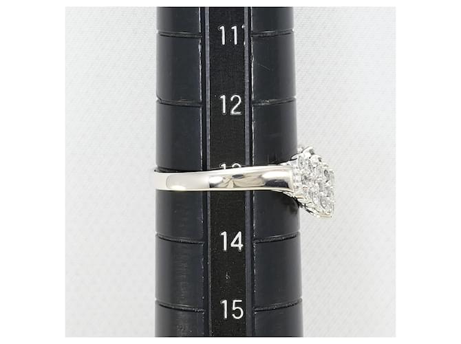 Autre Marque Platinring mit Diamant - Ansicht 8