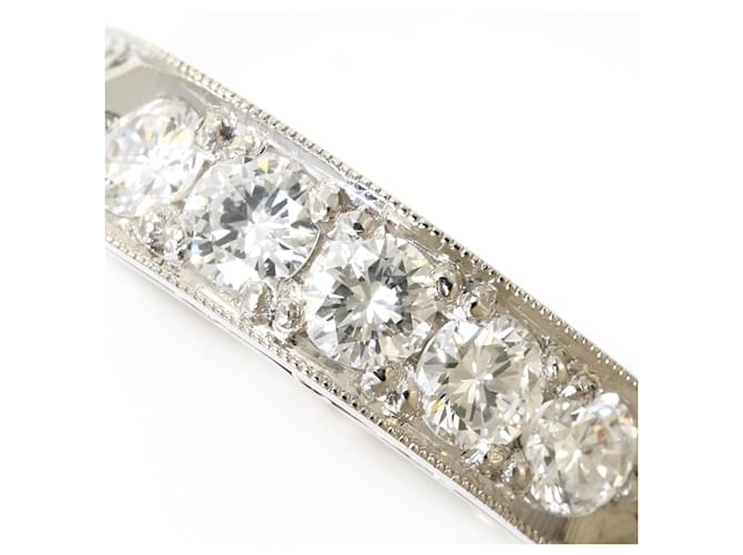 Autre Marque Platinring mit Diamant - Ansicht 2