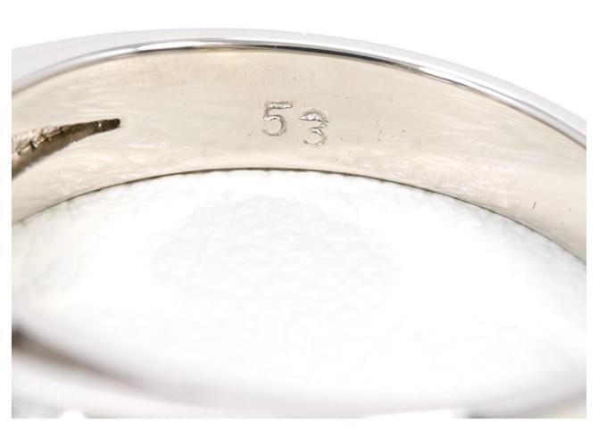 Autre Marque Platinring mit Diamant - Ansicht 6