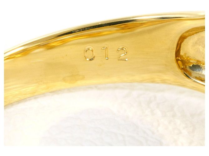 Autre Marque PT900 Platin- und 18K Gelbgold-Ring mit Diamant Golden - Ansicht 6