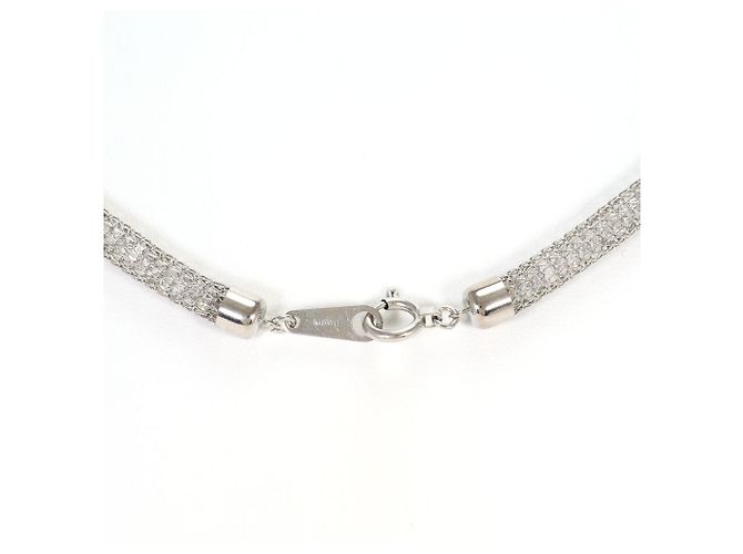 Autre Marque Collana in oro bianco 18K con zircone cubico D'oro - vista 3