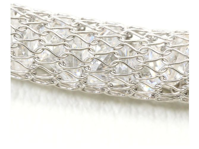 Autre Marque Collana in oro bianco 18K con zircone cubico D'oro - vista 4