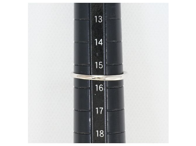 Autre Marque 14K Weißgold-Ringband Golden - Ansicht 6