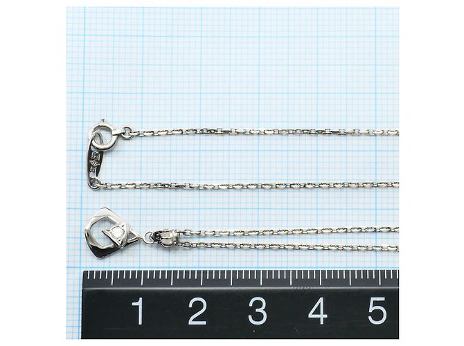 Autre Marque Collana in platino PT900 con diamante - vista 4