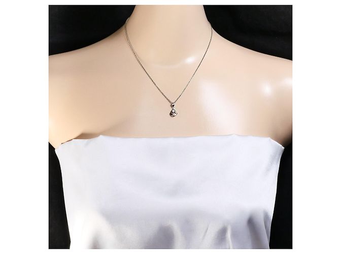 Autre Marque Collana in platino PT900 con diamante - vista 5