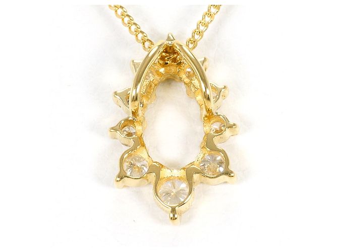 Autre Marque Collana in oro giallo 18K con diamante D'oro - vista 3