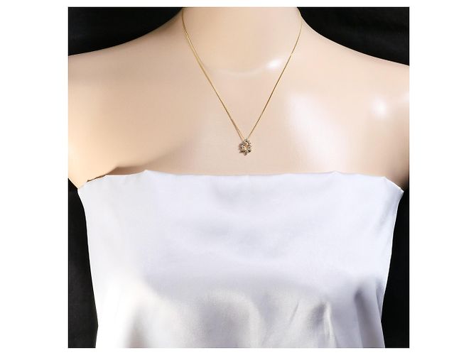 Autre Marque Collana in oro giallo 18K con diamante D'oro - vista 5