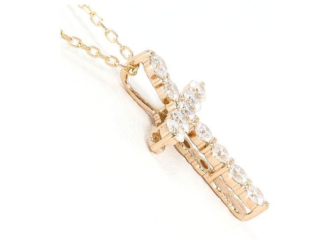 Autre Marque Collana in oro rosa 18K con diamante D'oro - vista 2