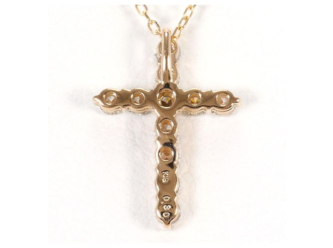 Autre Marque Collana in oro rosa 18K con diamante D'oro - vista 3