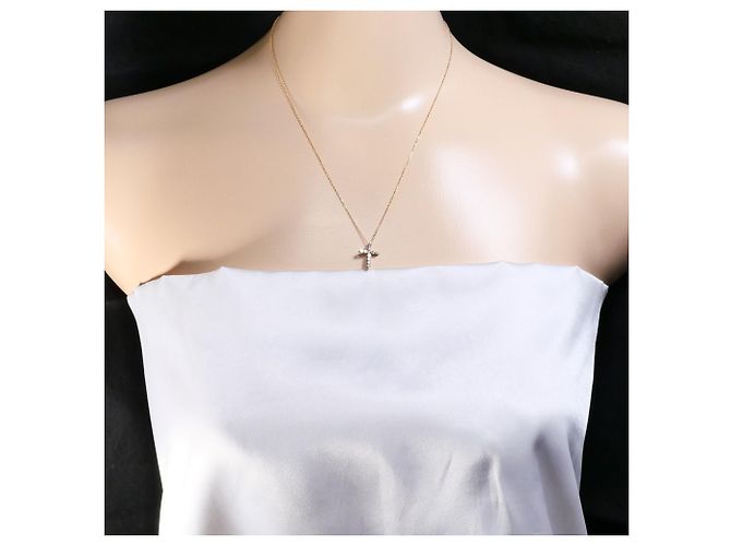 Autre Marque Collana in oro rosa 18K con diamante D'oro - vista 5