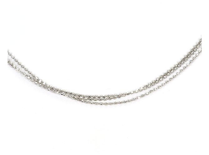 Autre Marque Collana in oro bianco 14K D'oro - vista 3
