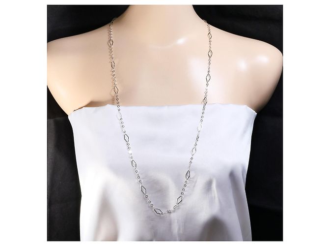 Autre Marque Collana in oro bianco 14K D'oro - vista 4