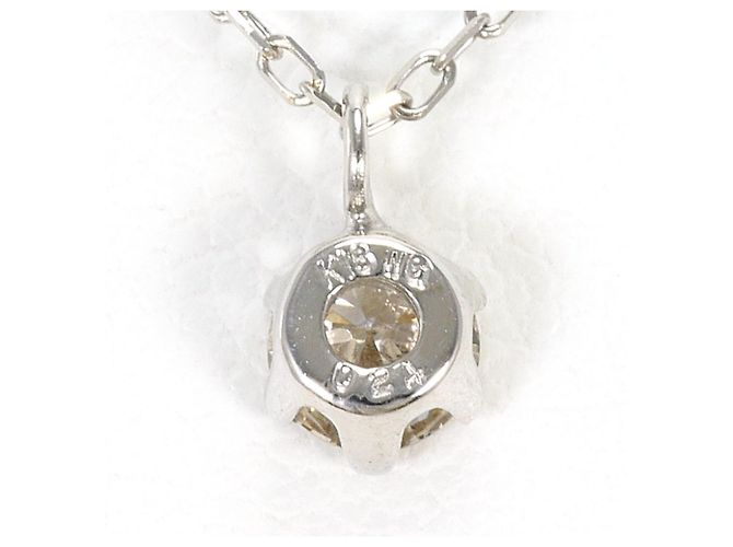 Autre Marque 18K Weißgoldkette mit Diamant Golden - Ansicht 3
