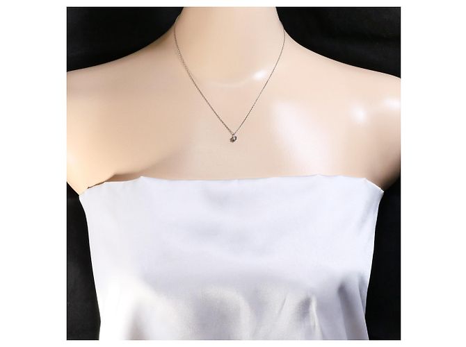 Autre Marque 18K Weißgoldkette mit Diamant Golden - Ansicht 5
