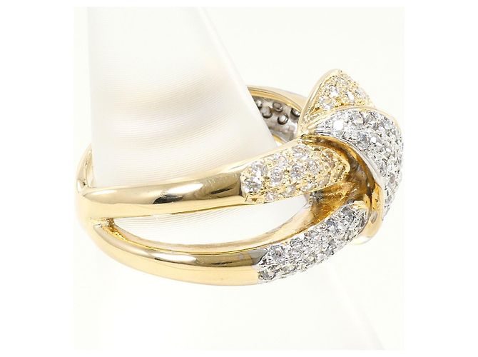 Autre Marque 14K Goldring mit Cubic Zirconia Golden - Ansicht 2