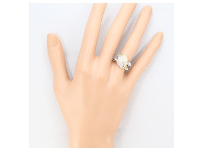 Autre Marque 14K Goldring mit Cubic Zirconia Golden - Ansicht 5
