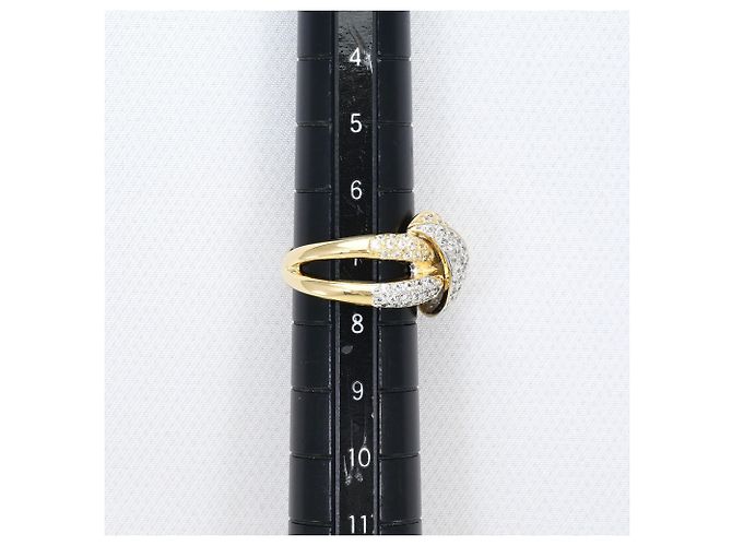 Autre Marque 14K Goldring mit Cubic Zirconia Golden - Ansicht 6