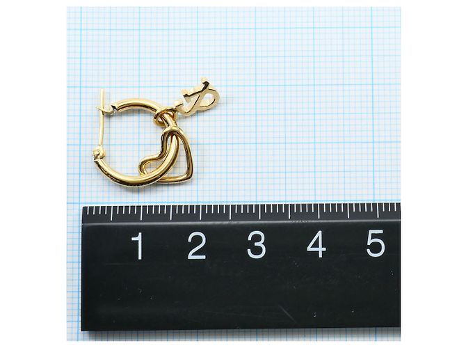 Autre Marque Pendientes de aro en oro amarillo de 18K Dorado - vista 3