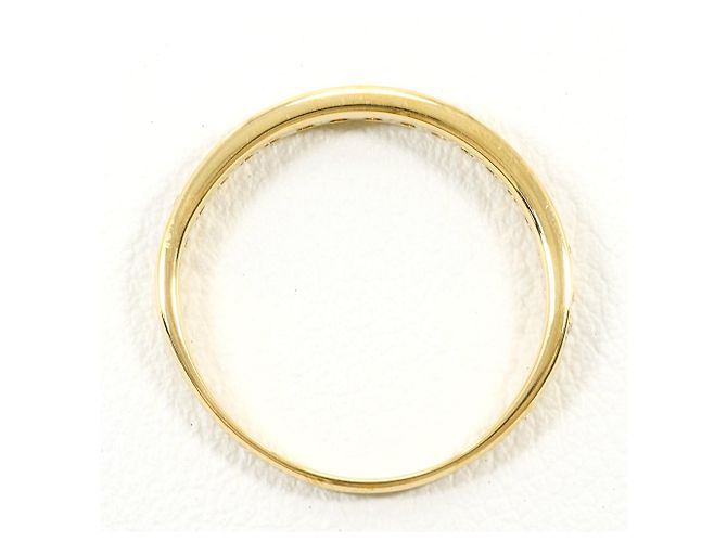 Autre Marque 18K Gelbgold-Ring mit Diamant Golden - Ansicht 2