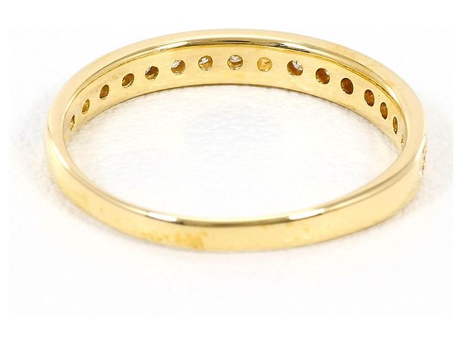 Autre Marque 18K Gelbgold-Ring mit Diamant Golden - Ansicht 3