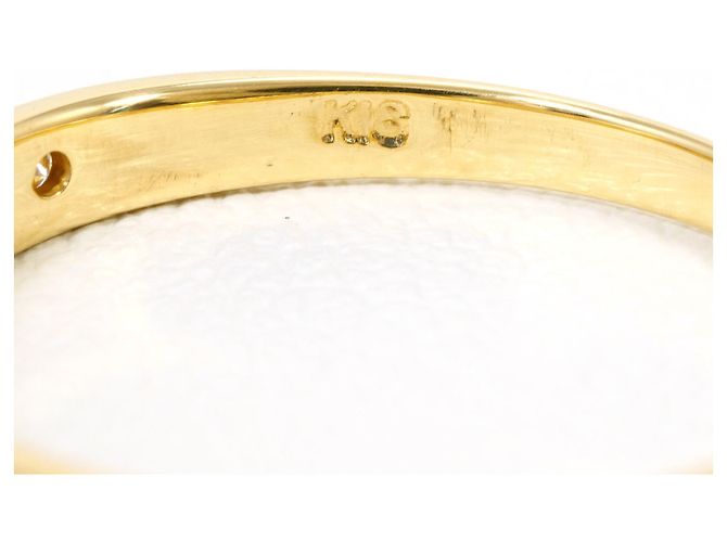 Autre Marque 18K Gelbgold-Ring mit Diamant Golden - Ansicht 4