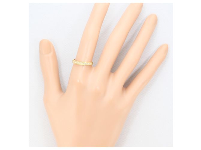 Autre Marque 18K Gelbgold-Ring mit Diamant Golden - Ansicht 6