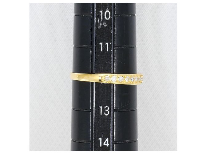 Autre Marque 18K Gelbgold-Ring mit Diamant Golden - Ansicht 7